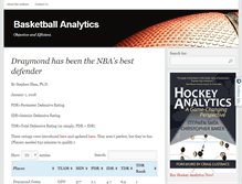 Tablet Screenshot of basketballanalyticsbook.com